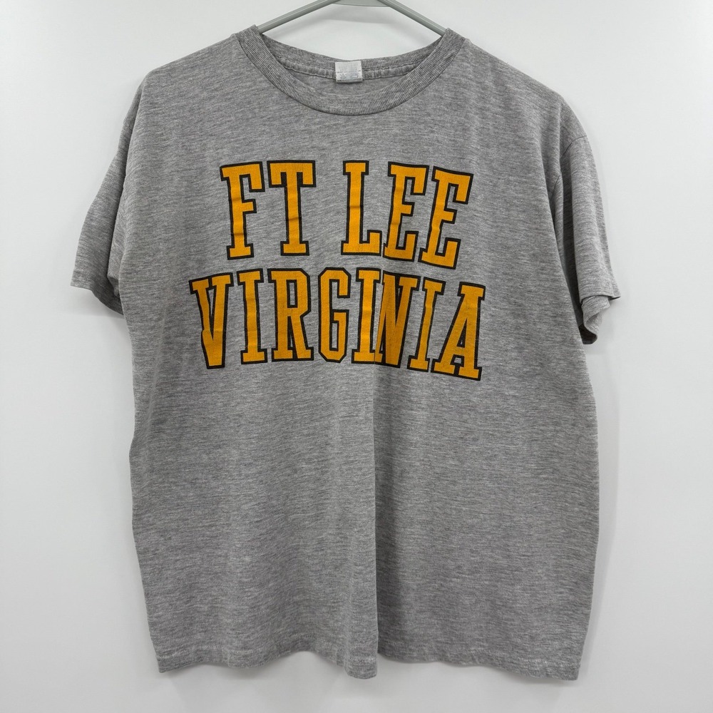 Vintage 80s Artex Mens‎ army Single Stitch T Shirt ft fort Lee Virginia M